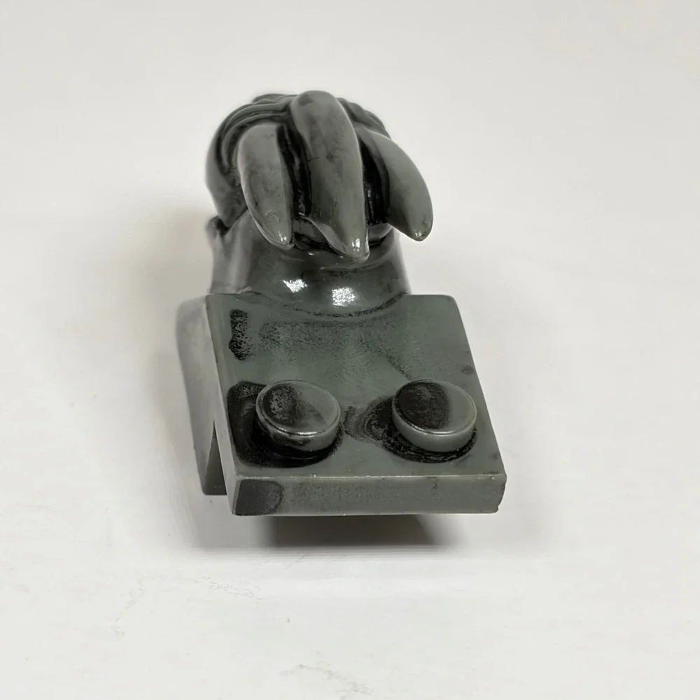 Mega Bloks Dragons Sorcerer's Lair Dragon Head Marbled Grey Black replacement